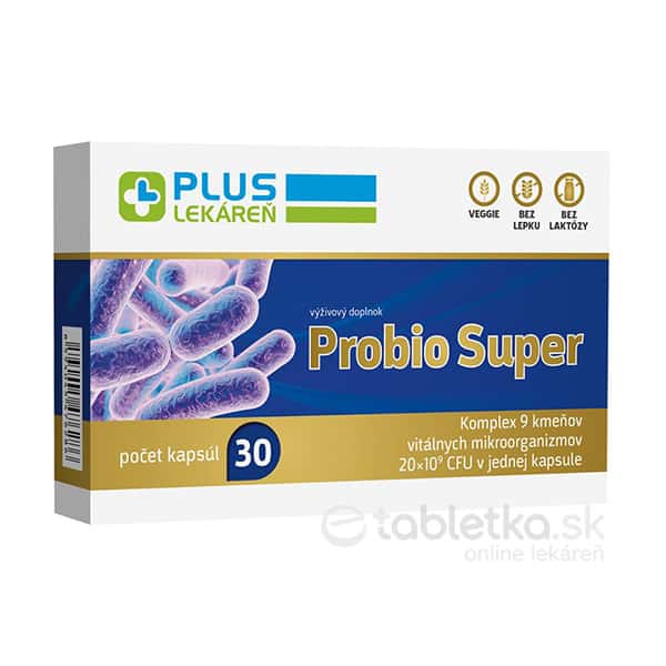 E-shop PLUS LEKÁREŇ Probio Super 30 kapsúl