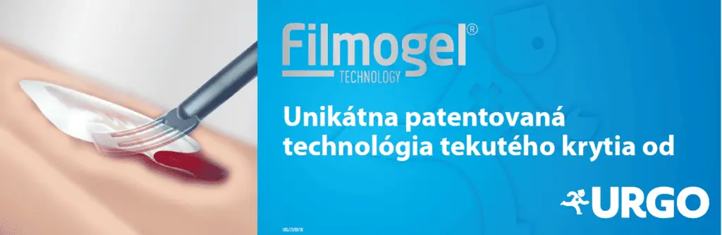 Techológia tekutého krytia URGO Filmogel