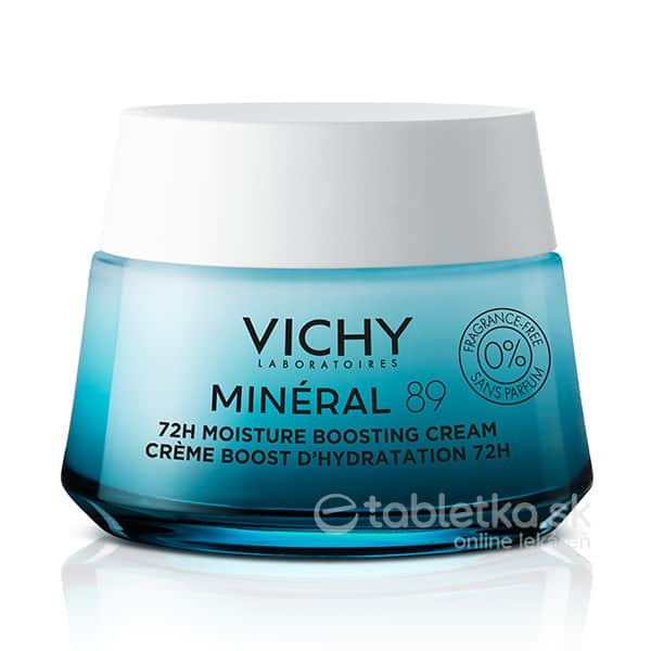 VICHY Mineral 89 72H hydratačný krém bez parfumácie 50ml