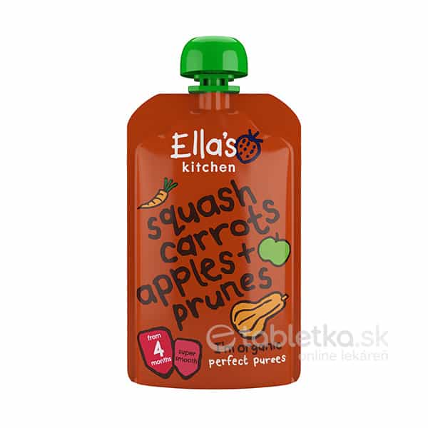 E-shop Ella's Kitchen BIO Tekvica, mrkva, jablko a slivka 120g