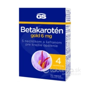 GS Betakarotén gold 6mg s nechtíkom a šafranom 30cps