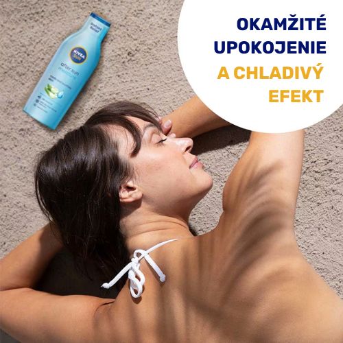 Hydratačné mlieko po opaľovaní NIVEA Sun má chladivý efekt