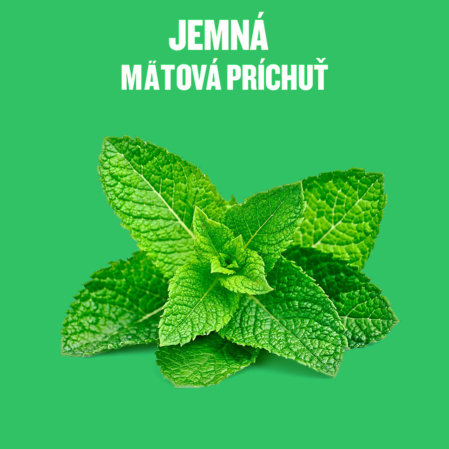 Jemná mätová príchuť