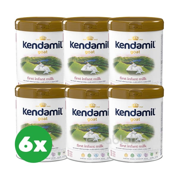 E-shop Kendamil Kozie dojčenské mlieko 1 od narodenia 6x800g