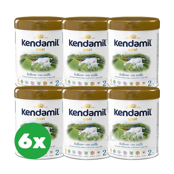 E-shop Kendamil Kozie dojčenské mlieko 2 od ukonč. 6. mesiaca 6x800g