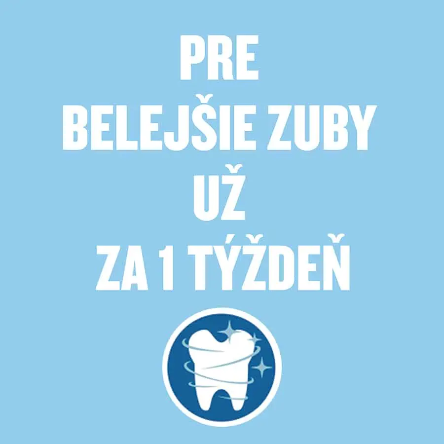 Listerine pre belšie zuby už za týždeň