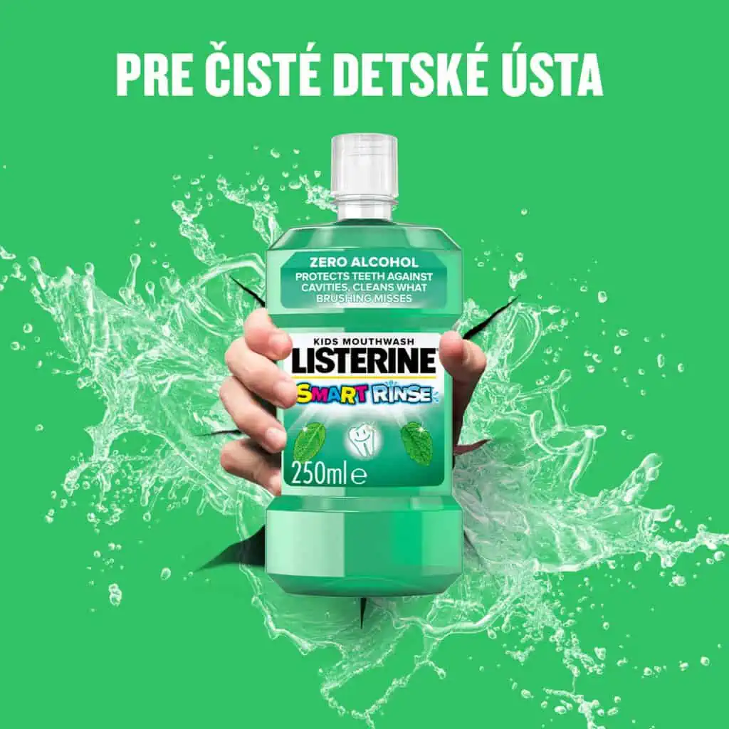 Listerine pre čisté ústa detí