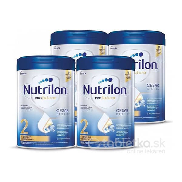 Nutrilon 2 Profutura Cesarbiotik následná dojčenská výživa 6-12 mesiacov 4x800g