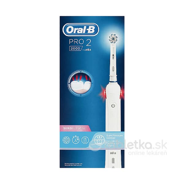 E-shop Oral-B elektrická zubná kefka PRO 2 Sensi Ultra Thin White