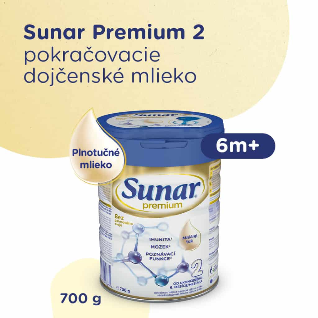 Sunar Premium 2 od 6. mesiaca s najlepšou receptúrou od Sunaru