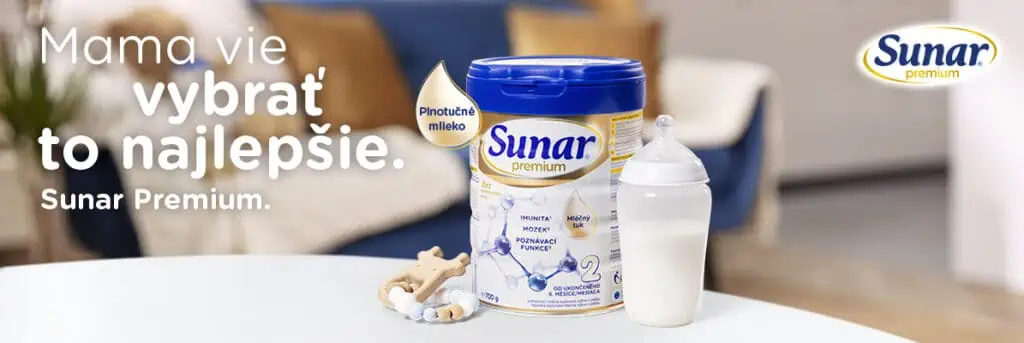 Sunar Premium dojčenská výživa najlepšou receptúrou od Sunaru
