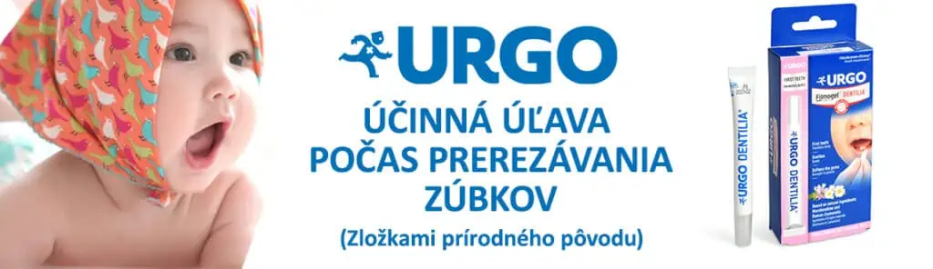 URGO Filmogel DENTILIA gél na detské ďasná - účinná úľava počas prerezávania zúbkov