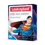 Leukoplast Kids Hero Superman náplasť na rany, 2 veľkosti 12ks