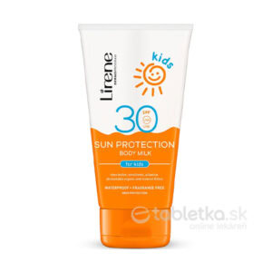 Lirene SUN Protection Kids SPF 30 opaľovacie telové mlieko pre deti 150ml