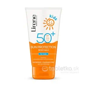 Lirene SUN Protection Kids SPF 50+ opaľovacie telové mlieko pre deti 150ml