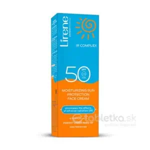 Lirene SUN Protection SPF 50 IR hydratačný opaľovací krém na tvár 40ml