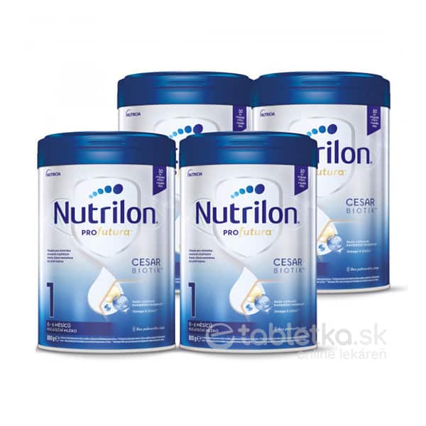 Nutrilon 1 Profutura Cesarbiotik počiatočná dojčenská výživa 0-6m 4x800g