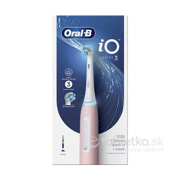 E-shop Oral-B elektrická zubná kefka iO Series 3 Pink