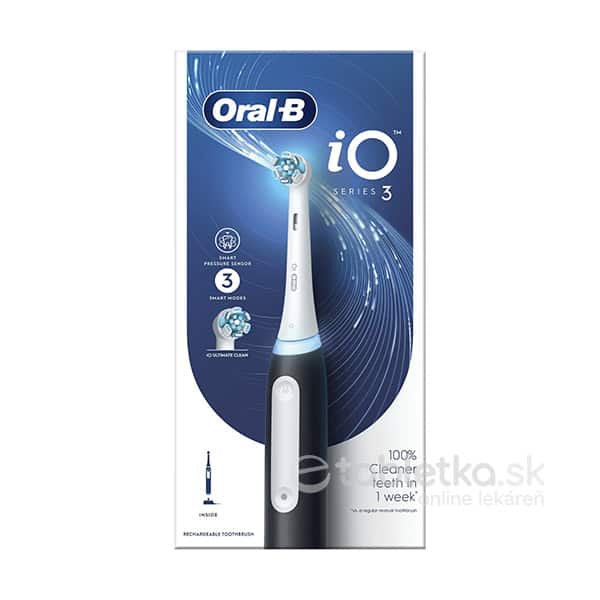 E-shop Oral-B elektrická zubná kefka iO Series 3 Black