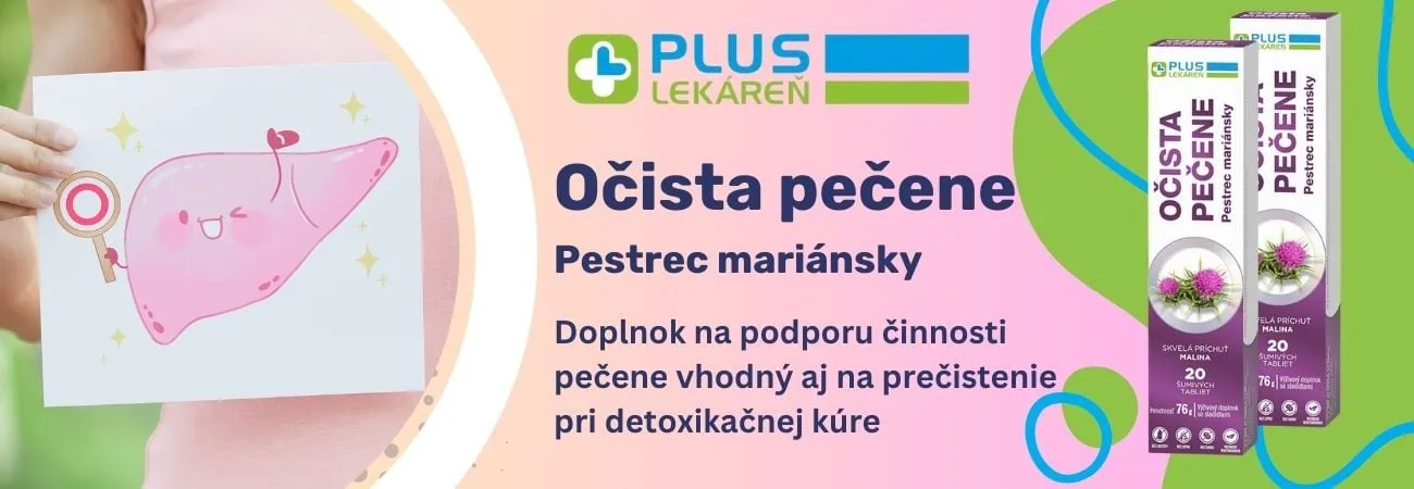 PLUS LEKÁREŇ Očista pečene s pestrecom mariánskym - ideálny doplnok pri detoxikácii