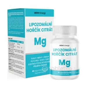 MOVit Energy lipozomálny horčík citrát 60cps