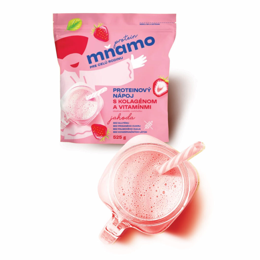 Mňamo Proteínový nápoj - jahoda