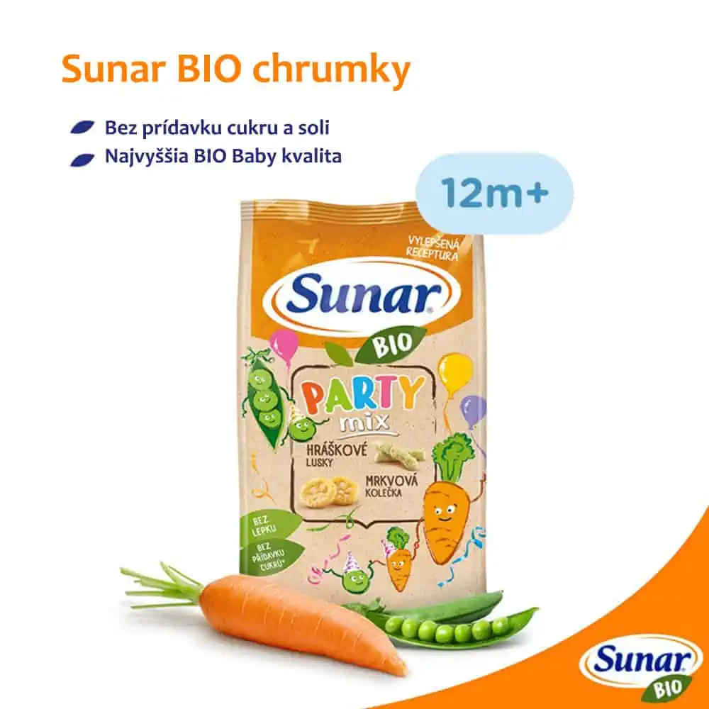 Sunar BIO Chrumky Party mix 45g