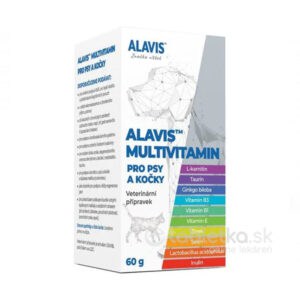 Alavis Multivitamín pre psy a mačky 60g