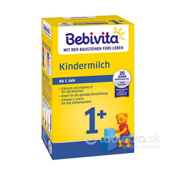 E-shop Bebivita Junior 1+, detské mlieko 12m+, 500g
