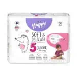 Bella Happy Soft&Delicate 5 Junior detské plienky (11-18kg) 38ks