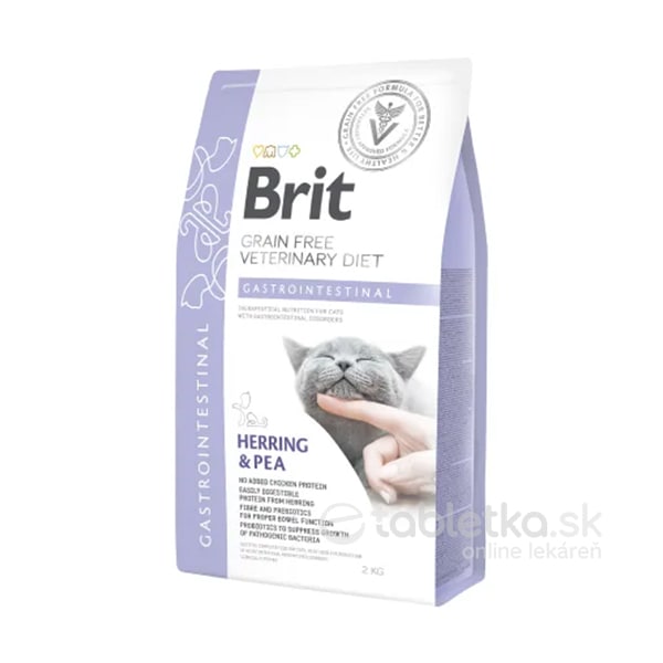 E-shop Brit Veterinary Diets GF cat Gastrointestinal 2kg