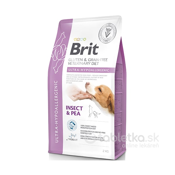 Brit Veterinary Diets GF dog Ultra-Hypoallergenic 2kg
