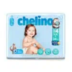 Chelino T4 detské plienky s dermo ochranou 34ks, 9-15kg