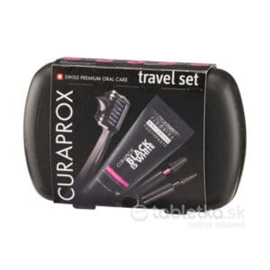 Curaprox Black is white Travel set (cestovná sada)