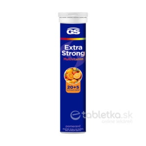 GS Extra Strong Multivitamin pomaranč eff.tbl.20+5ks
