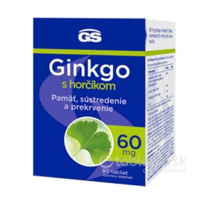 GS Ginkgo 60mg s horčíkom 90tbl