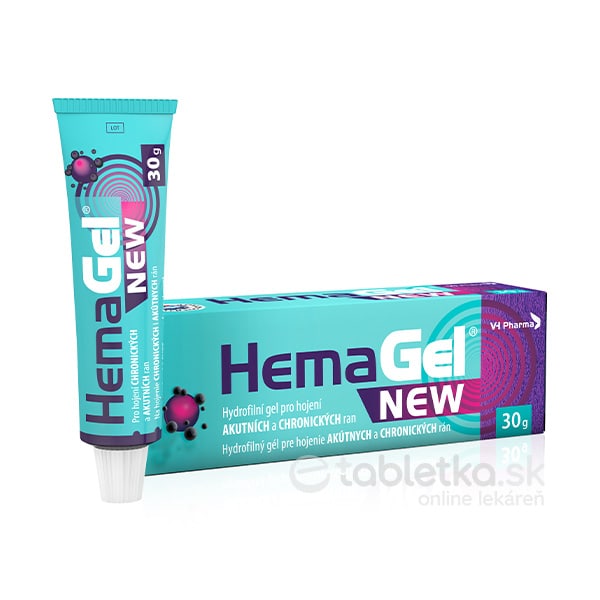 E-shop HemaGel NEW hydrofilný gél na hojenie rán (UniGel) 30g