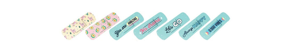 Náplasti Mr. Wonderful Take care & SMILE s rôznymi dizajnmi
