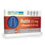 PLUS LEKÁREŇ Rutín 25mg + Vitamín C 60mg 60tbl