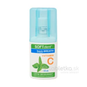 SOFTdent ústny dezodorant Fresh Breath + vit.C mäta 20ml