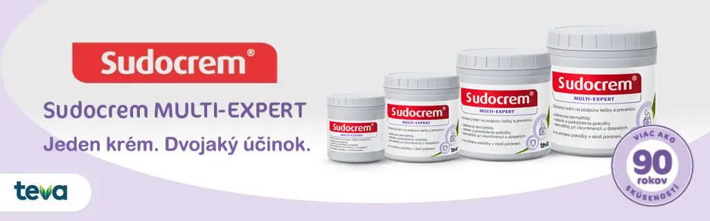 Sudocrem MULTI-EXPERT - Jeden krém, dvojaký účinok