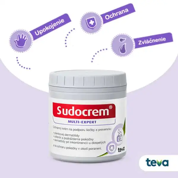 Sudocrem - tri účinky jedného krému