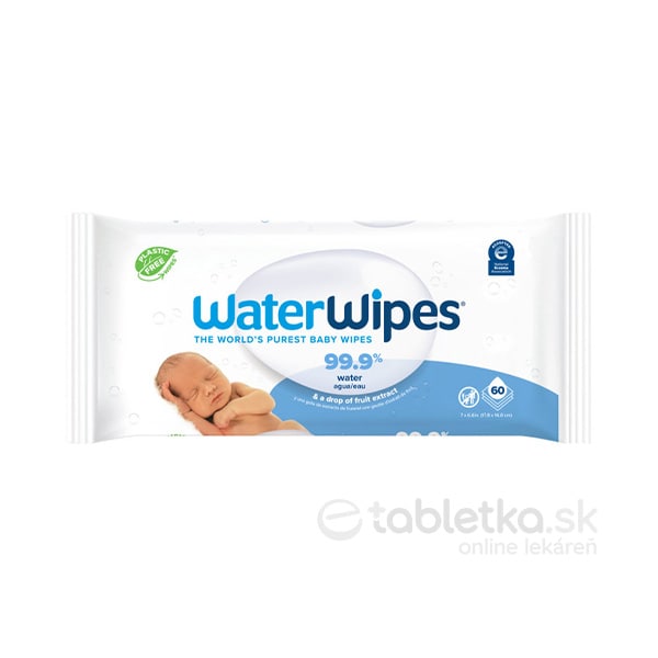 E-shop WaterWipes Obrúsky vlhčené bez plastov 60ks