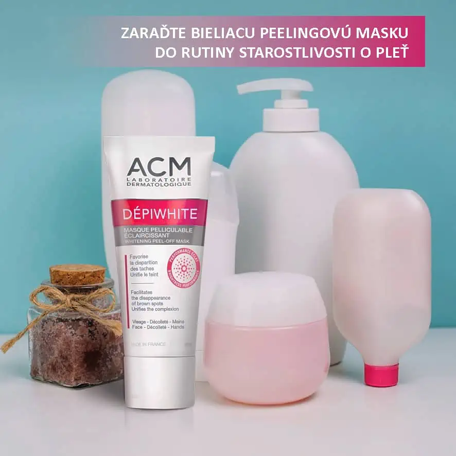 Zaraďte bieliacu peelingovú masku ACM Depiwhite do svojej rutiny starostlivosti o pleť