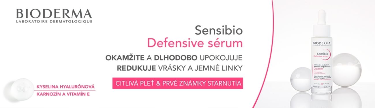 BIODERMA Sensibio Defensive sérum, upokojujúce koncentrované sérum na zjemnenie vrások pre citlivú pleť