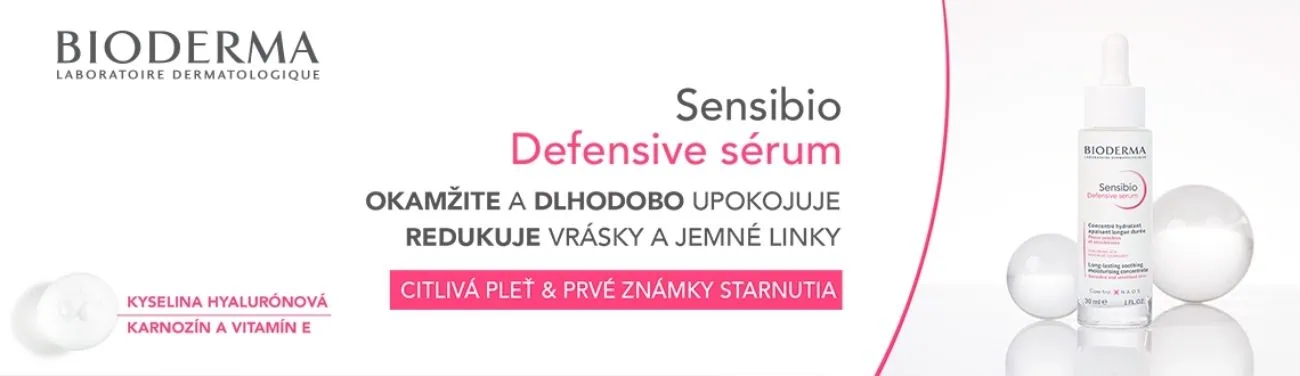 BIODERMA Sensibio Defensive sérum, upokojujúce koncentrované sérum na zjemnenie vrások pre citlivú pleť