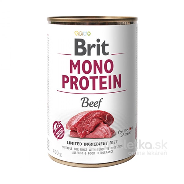 E-shop Brit Mono Protein Beef konzerva pre psy 400g