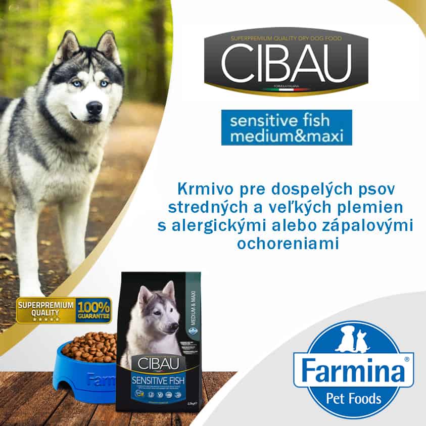 Farmina MO SP CIBAU dog adult sensitive fish medium & maxi