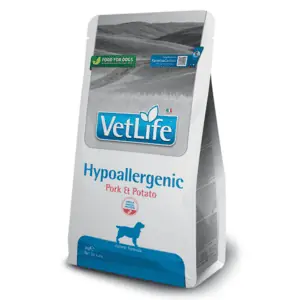 Farmina Vet Life dog hypoallergenic, pork & potato 12kg