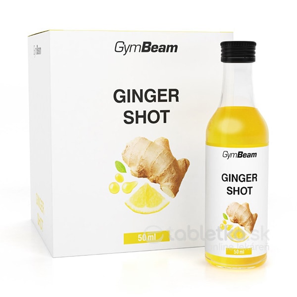 GymBeam Ginger shot zázvorový nápoj 50ml